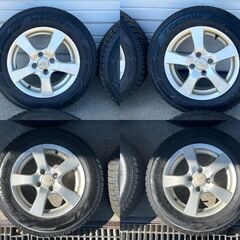 20249712【札幌】175/70R14　冬タイヤ　スタッドレス　ヨコハマ　アイスガード　社外アルミ　早い者勝ち♪　シエンタ　ヴィッツなど