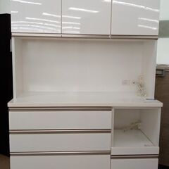 ☆ジモティ割あり☆ ニトリ レンジボード 白 H200×D51×W120 