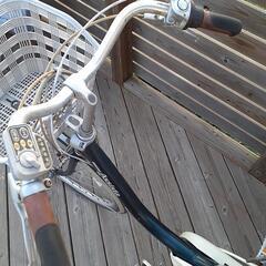 【お話し中です】ブリヂストン 古い24インチ 電動アシスト自転車 アシスタ  内装３段ギヤ オートライト 充電器付き
