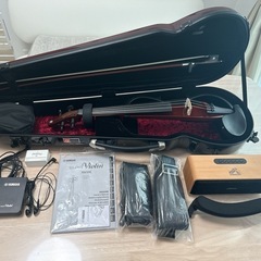 【ほぼ新品】YAMAHAサイレントバイオリンYSV104S 肩当てとスピーカーのおまけ付き 合計約18万円分