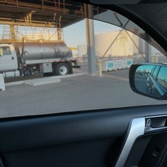 プラド150後期メッシュサンシェードフロント2セット！目隠し.日焼け止め.メッシュスモーク！