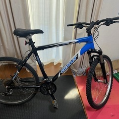 GIANT マウンテンバイク 青・黒　引き取り限定