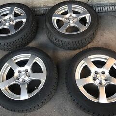 フォルクスワーゲン ポロ 社外アルミ付 ウインターマックス185/60R15 中古スタッドレス 4本 VW