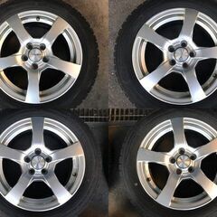 フォルクスワーゲン ポロ 社外アルミ付 ウインターマックス185/60R15 中古スタッドレス 4本 VW