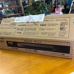 2024年製！！ SHARP シャープ ブルーレイディスクレコーダー 2B-C10EW1 1TB