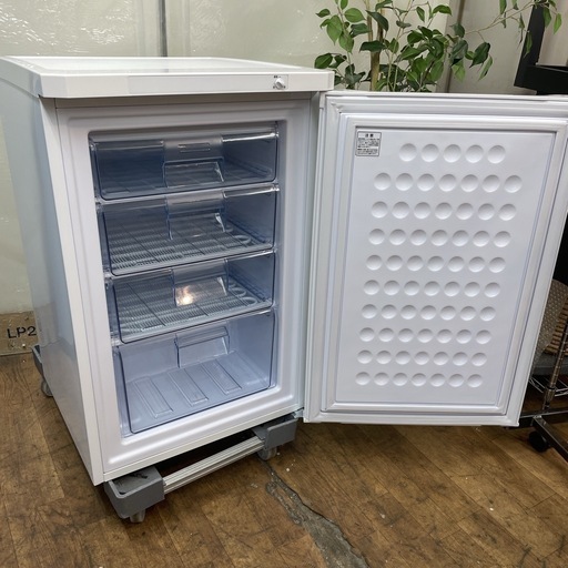 S238 ⭐ IRIS OHYAMA 1ドア冷凍庫（85L 右開き）21年製 IUSD-9B  