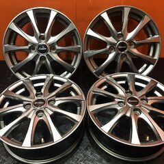 Exceeder 社外ホイール 14インチ 4本 4.5J4HPCD100+45 ムーヴ ラパン等 