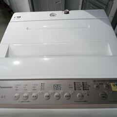 配送可【パナソニック】6K洗濯機★2021年製　分解クリーニング済/6ヶ月保証付　管理番号10809