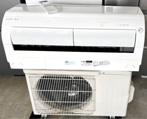 三菱エアコン､6畳、取り付け工事込み、3か月保証付き