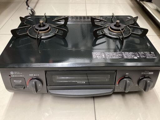 【6ヶ月保証】 都市ガステーブル　Rinnai　KG35NBKL