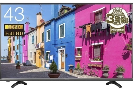 ハイセンス 43V型 液晶 テレビ HJ43K3121