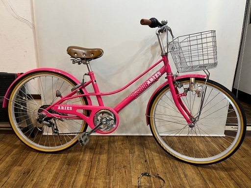 中古自転車　子供用自転車　24インチ　6段変速