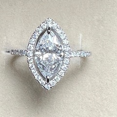 天然ダイヤモンド1.234ct脇石0.22PT950リング 天然ダイヤモンド1.234ct脇石0.22PT950リング