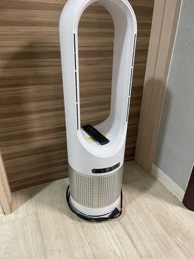 「配送可能」　2022年 サンイン SunInn 羽なし ブレードレス 冷暖風風 hot cool AM-046JR