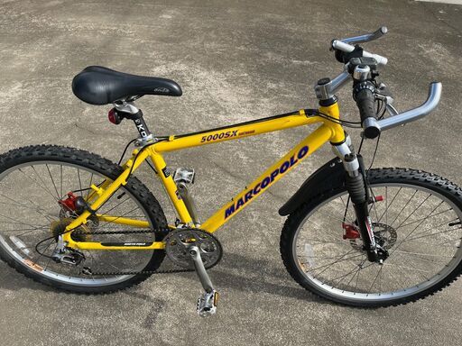 MTB マウンテンバイク　ディスクブレーキ　タイヤ新品同様　速度計付き