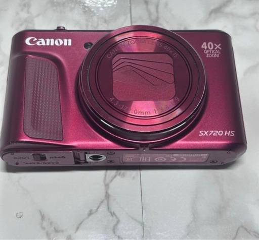 Canon PowerShot SX720 HS レッドカラー WiFi対応