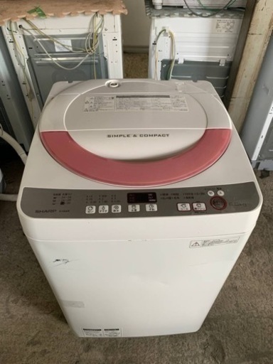 シャープ 全自動電気洗濯機 ES-GE60R-P