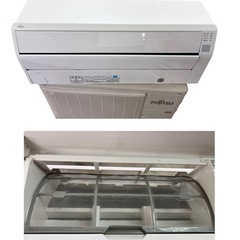 NO.1758 【2016年製】 FUJITSU ルームエアコン 冷房・暖房兼用 AS-C22F-W AO-C22F 主に６畳用 季節 空調家電 エアコン 中古