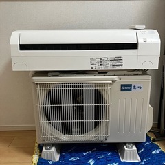 エアコン　三菱　霧ケ峰2022年MSZ-GE2222-W（＋室外機MUCZ-G2222） 