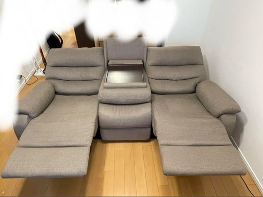 東京都中央区 ニトリ電動 リクライニング ソファ ビリーバー3 - 3人  