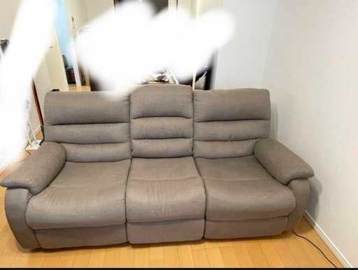 東京都中央区 ニトリ電動 リクライニング ソファ ビリーバー3 - 3人  
