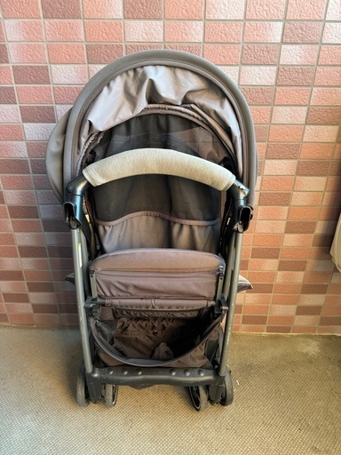 Aprica(アップリカ) 軽量背面A形ベビーカー クルリー グレー