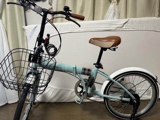 折り畳み自転車 20インチ MF-206NOEL カフェ シマノ製 6段変速