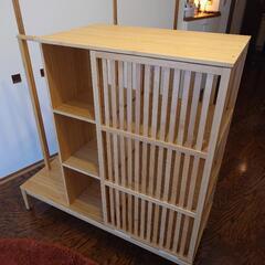 IKEA NORDKISA ノールドシーサ オープンワードローブ 引き戸付き