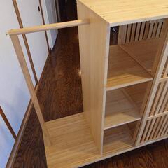 IKEA NORDKISA ノールドシーサ オープンワードローブ 引き戸付き