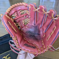 ※手入れのみ新品未使用/軟式用ミズノプロオーダーグローブ内野手用