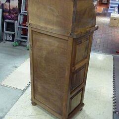 ヨーロピアン家具 アンティーク調 6段チェスト ライティングデスク風 高さ136.5cm ダークブラウン スペイン風 札幌市東区 新道東店 ヨーロピアン家具 アンティーク調 6段チェスト ライティングデスク風