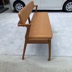 富士ファニチア　koti 背付3Pベンチ　リビング　ベンチシート　椅子  　