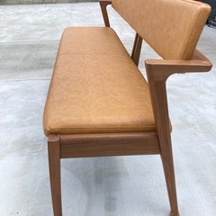 富士ファニチア　koti 背付3Pベンチ　リビング　ベンチシート　椅子  　