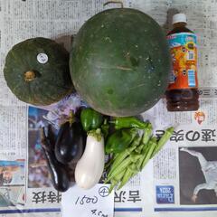 野菜と黒玉スイカのセット➃