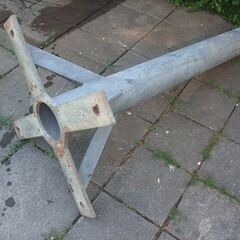 衛星放送アンテナ　MASPRO　自立マスト　MY1515　BS・CS・海外放送ベース付　1.45ｍ150φ