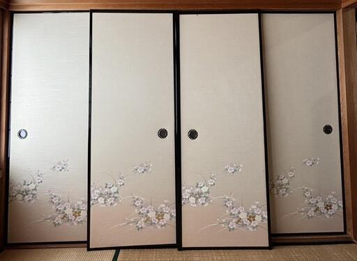 高級　ふすま　襖　和モダン　ドア　扉　押入れ　美品