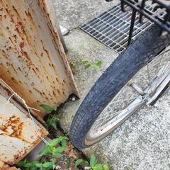 折りたたみ自転車　ＶＯＬＫＳＷＡＧＥＮ　２０インチ　6変速　カゴ　付き　青　配達可能