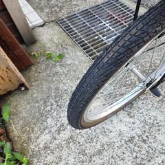 折りたたみ自転車　２０インチ　ＶＯＬＫＳＷＡＧＥＮ　６変速　カゴ　付き　青　配達可能