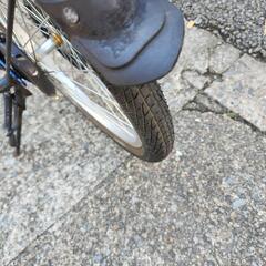 折りたたみ自転車　２０インチ　ＶＯＬＫＳＷＡＧＥＮ　６変速　カゴ　付き　青　配達可能