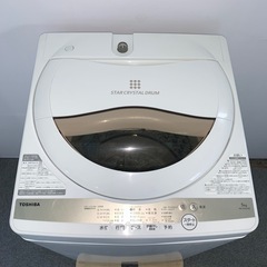 ⭐️TOSHIBA⭐️全自動洗濯機 2022年5kg 大阪市近郊配送無料