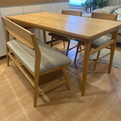 UNICO ウニコ SIGNE(シグネ) ダイニングテーブル セット ナチュラル