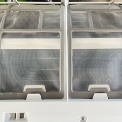 ②ヤマダ電機 RIAIR リエア ルームエアコン  YHA-S22M-W 冷房定格2.2kw 6畳用 2022年製 ホワイト リモコン付き 