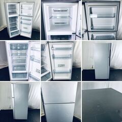 ID:rg219417 【自社配送エリア内限定】日立 HITACHI 冷蔵庫 一人暮らし 中古 2019年製 2ドア 230L シルバー 直冷式 右開き R-23JA(S)  【リユース品：状態C】【送料無料】【設置費用無料】
