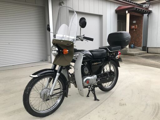 スズキK90前後新品タイヤリアボックス付きオドメーター3360km