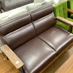 2人掛けソファ マナベインテリアハーツ アフタヌーン ブラウン 14,300円