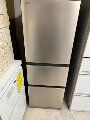 ★ジモティー割有★　HITACHI 　3ドア冷蔵庫　R-27RV　2022年製　IKD-370