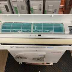 K05609 中古エアコン 東芝 2017年製 主に6畳用 冷房能力 2.2KW / 暖房 