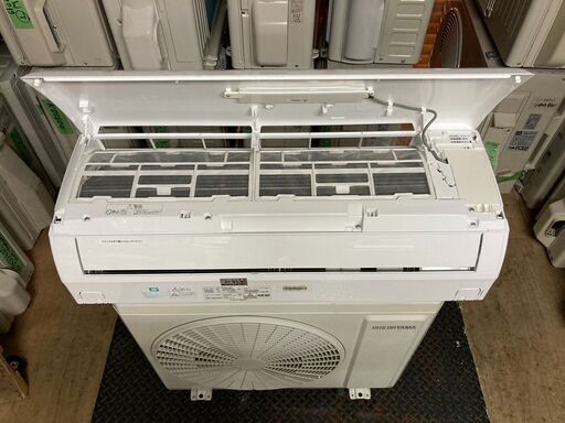 K05610　中古エアコン アイリスオーヤマ 2020年製 主に6畳用 冷房能力 2.2KW / 暖房能力 2.5KW