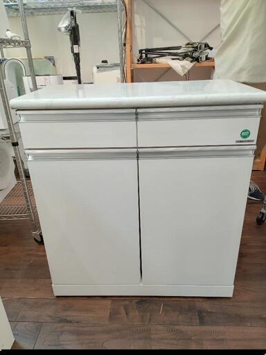★  キッチンカウンター  食器棚  ロータイプ  キッチン収納  (幅80cm)【41,600円で購入】自社配送時代引き可※現金、クレジット、スマホ決済対応※