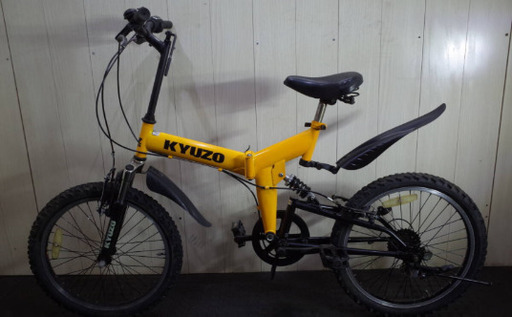 Kyuzo 20インチ 6段変速  折り畳み自転車 ファットバイク MTB